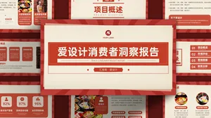 消费者洞察报告PPT模板