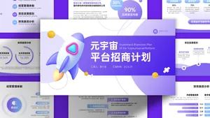 潮流风创意时尚商业计划书PPT模板