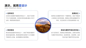 并列关系4项PPT内容页