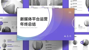 商务风简约总结汇报PPT模板