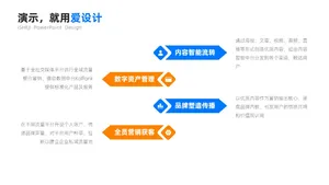 并列关系4项PPT内容页