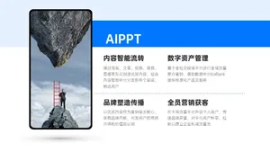 并列关系4项PPT内容页