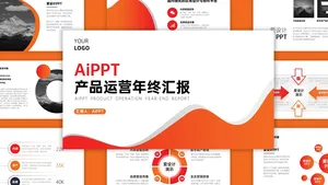 创意简约商务风总结汇报PPT模板