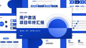 大气商务总结汇报PPT模板